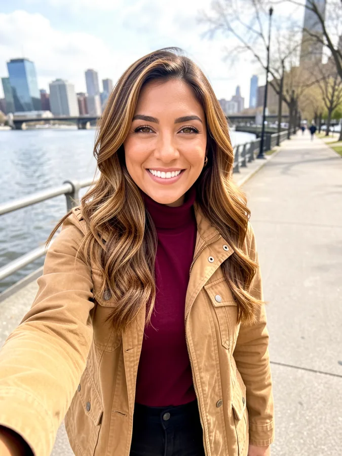 Foto de perfil de ejemplo de Bumble